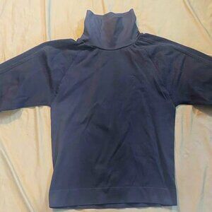 MTA Sports long sleeve stretchy ribbed fitted turtleneck athletic top SMALL 3X